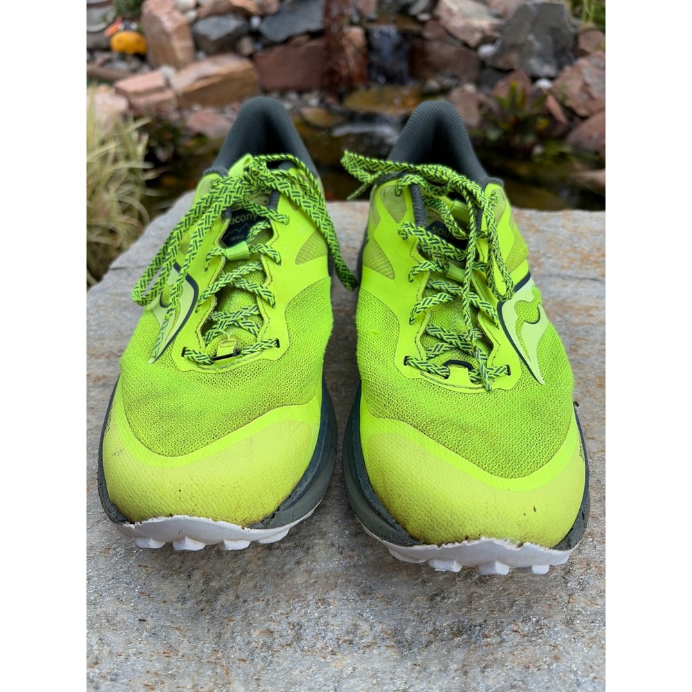 Saucony Xodus Ultra 3 Mens Trail Running Shoes Vizipro Slime Green S20914-220 12 - Picture 4 of 9
